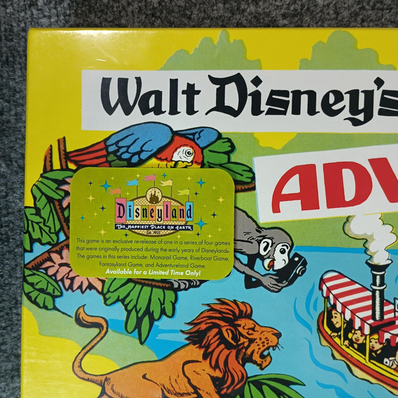 Disney Board Game Lot 4 Adventureland Fantasyland Monorail River 2005 SEALED - Picture 7 of 15